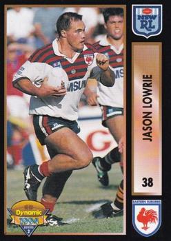 1994 Dynamic Rugby League Series 2 #38 Jason Lowrie Front